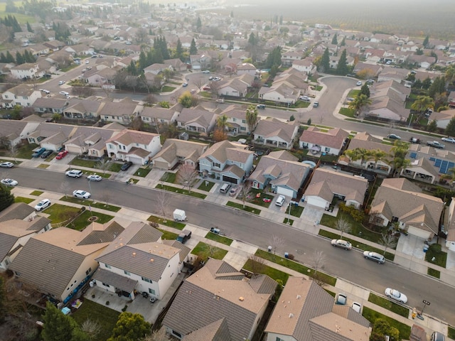 aerial view featuring a residential view
