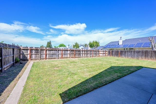 10089 N Baird Ave, Fresno, CA 93730 - view of yard with a patio area and a fenced backyard