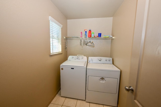 10089 N Baird Ave, Fresno, CA 93730 - washroom with independent washer and dryer, laundry area, and light tile patterned floors