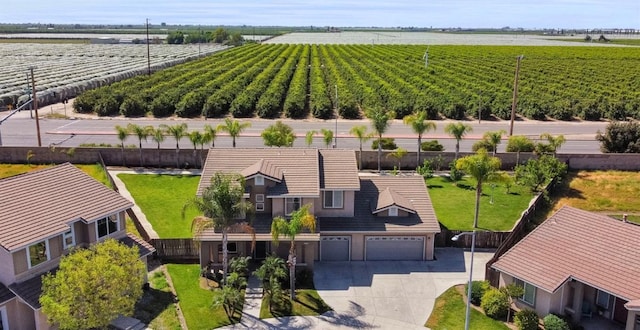 2594 S Duke Ave, Fresno, CA 93727 - birds eye view of property featuring a rural view
