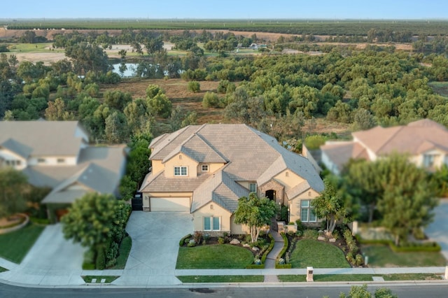 drone / aerial view
