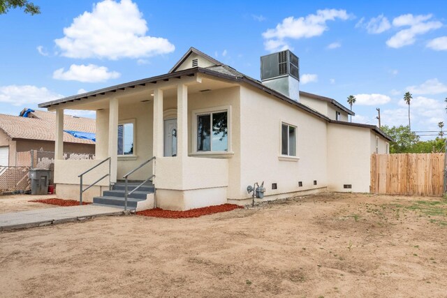 3659 Mono St, Fresno, CA 93702 - view of front of property featuring stucco siding and crawl space