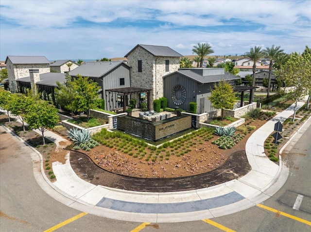 640 Wood Crest Ave, Madera, CA 93636 - view of home's community with a pergola and a residential view