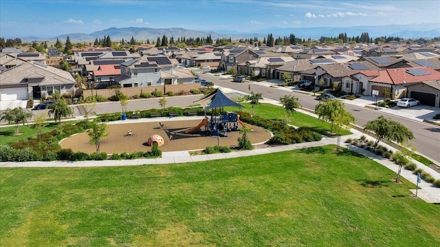 2653 Vermont Ave, Clovis, CA 93619 - aerial view of residential area with mountains