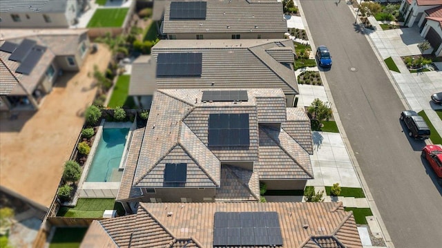 2653 Vermont Ave, Clovis, CA 93619 - aerial view of property and surrounding area with a pool area