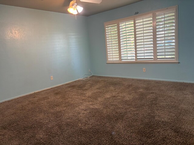 271 W Paul, Fresno, CA 93704 - unfurnished room featuring carpet, ceiling fan, and baseboards