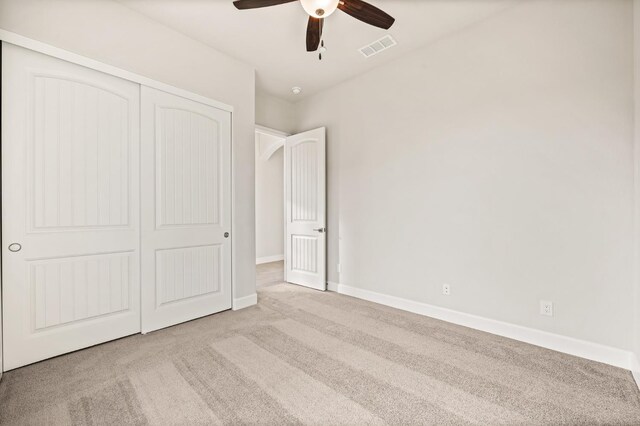 6294 E Miillie Dr, Fresno, CA 93727 - unfurnished bedroom with baseboards, a closet, visible vents, and carpet