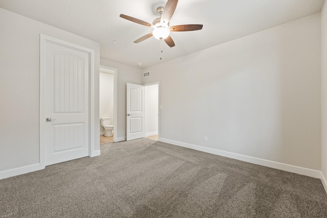 4288 N Phoenix, Fresno, CA 93723 - unfurnished bedroom with carpet floors, ensuite bathroom, and ceiling fan
