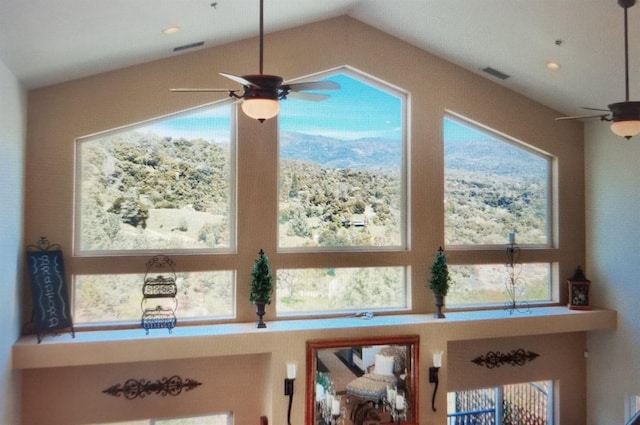 42038 Empty Creek Rd, Oakhurst, CA 93644 - detailed view of a ceiling fan and recessed lighting