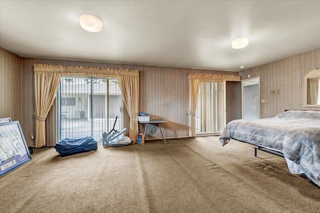 bedroom featuring carpet floors