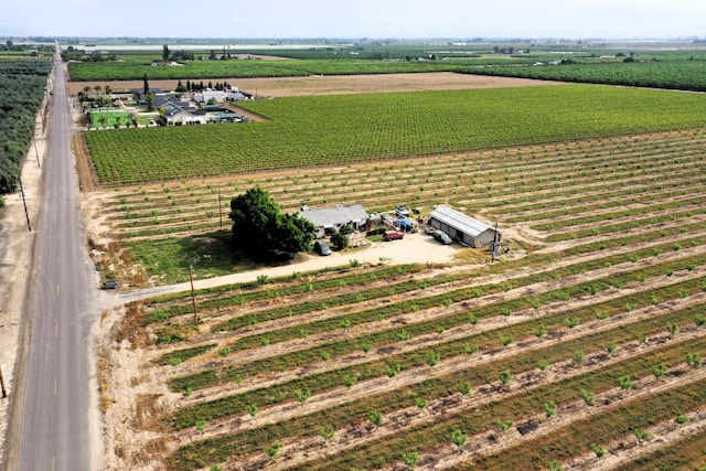 bird's eye view with a rural view
