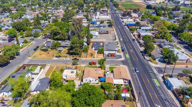 227 E Pine Ave, Fresno, CA 93728 - aerial view of property and surrounding area with nearby suburban area