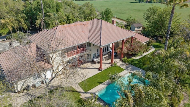bird's eye view