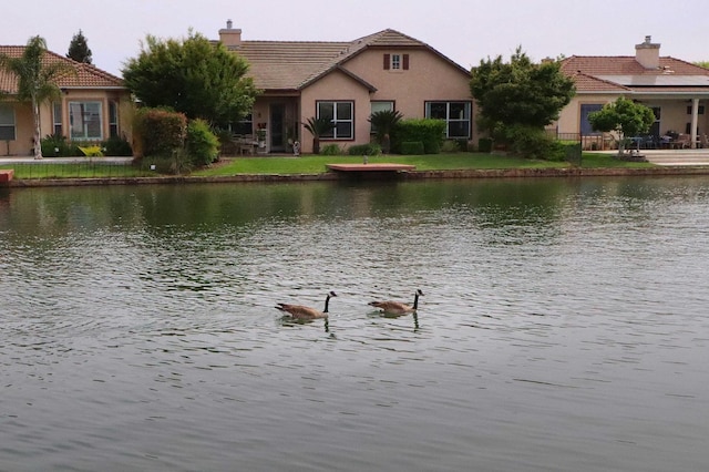 property view of water