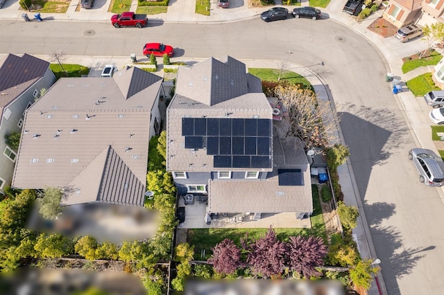 drone / aerial view featuring a residential view