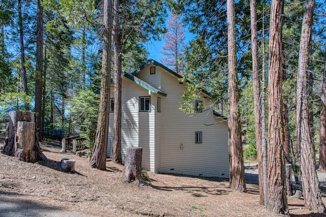 42153 Hemlock Ln, Shaver Lake, CA 93664 - view of side of property featuring crawl space