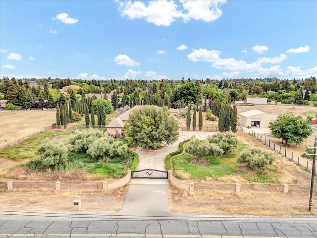 surrounding community with fence
