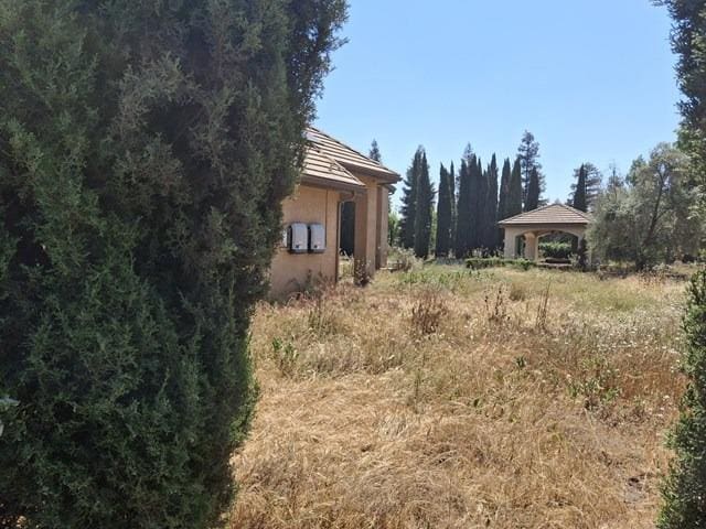 view of yard featuring a gazebo
