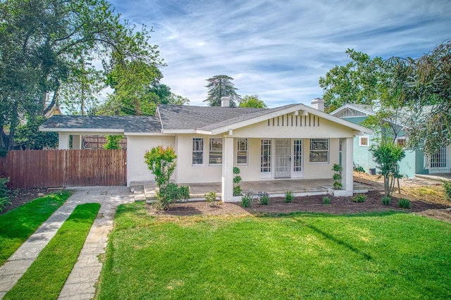 2225 N Van Ness Blvd, Fresno, CA 93704 - ranch-style home with a porch and stucco siding
