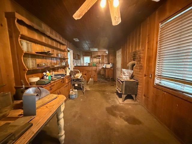 28826 Auberry Rd, Clovis, CA 93619 - storage room featuring a ceiling fan