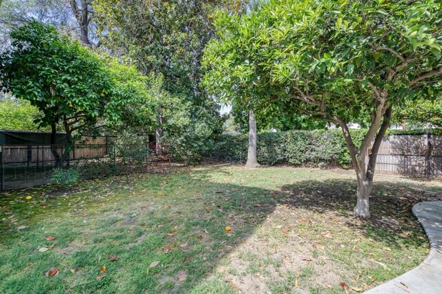 605 E Home Ave, Fresno, CA 93728 - view of yard with a fenced backyard