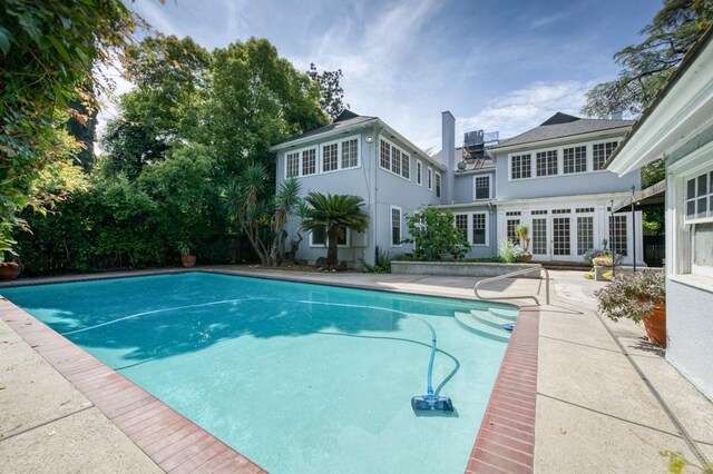 605 E Home Ave, Fresno, CA 93728 - pool with a patio and french doors