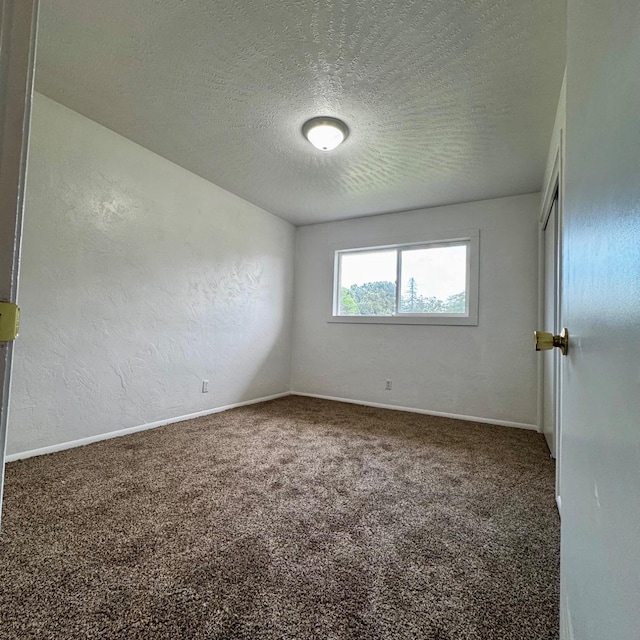 201 Walnut St, Madera, CA 93637 - spare room featuring carpet, baseboards, a textured ceiling, and a textured wall