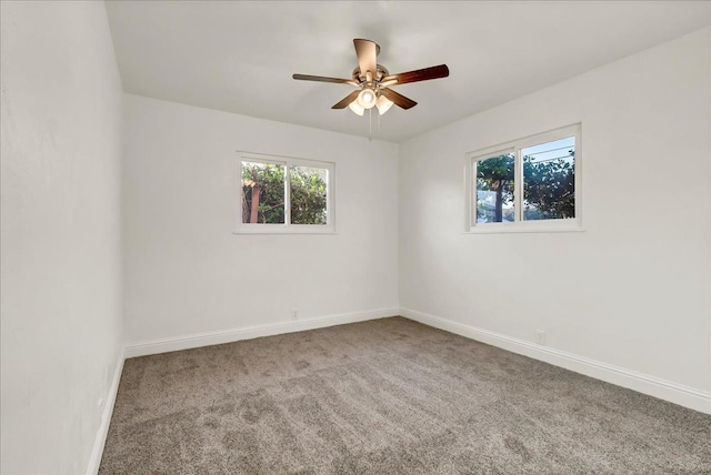 230 E Sycamore Dr, Hanford, CA 93230 - empty room with baseboards, ceiling fan, and carpet floors