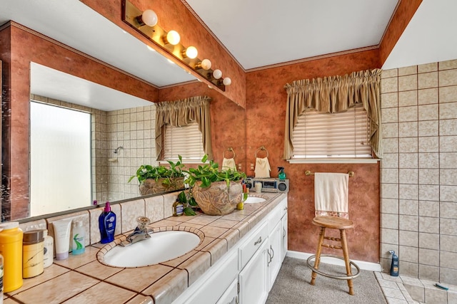 167 W Quincy Ave, Fresno, CA 93711 - full bathroom featuring double vanity and a sink