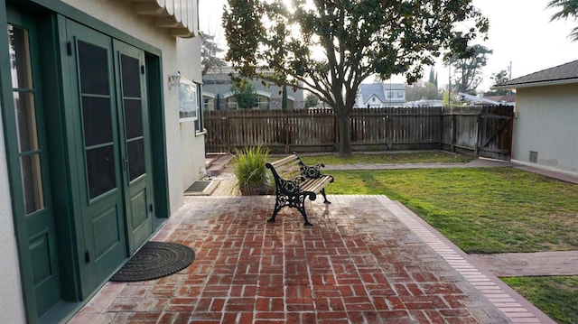 523 W Yosemite, Madera, CA 93637 - view of patio / terrace featuring a fenced backyard