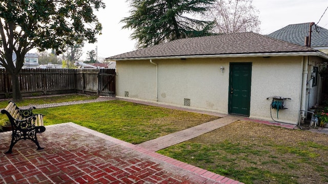 523 W Yosemite, Madera, CA 93637 - view of yard featuring a patio and fence