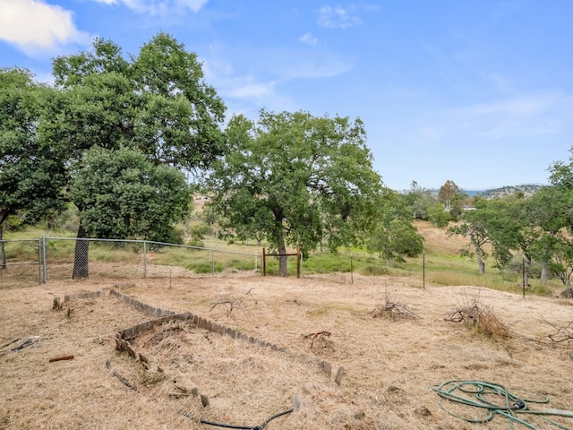 view of local wilderness featuring a rural view
