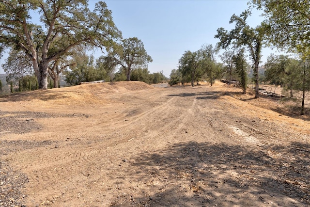 view of landscape with a rural view