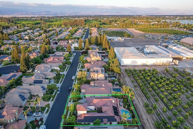 172 Omaha Ave, Clovis, CA 93619 - aerial perspective of suburban area featuring property boundaries highlighted