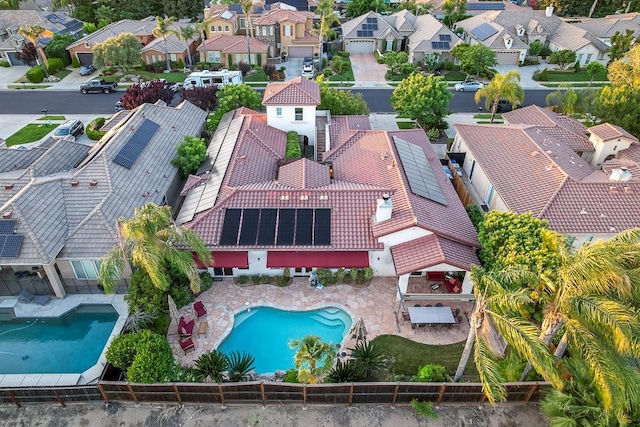 172 Omaha Ave, Clovis, CA 93619 - aerial perspective of suburban area with a pool