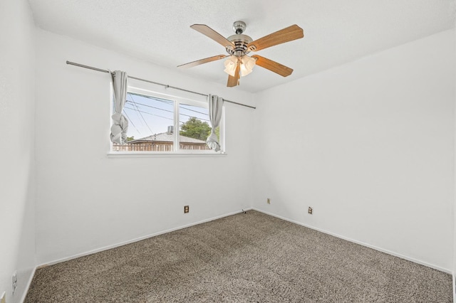 4462 N Manila Ave, Fresno, CA 93727 - spare room with carpet and ceiling fan