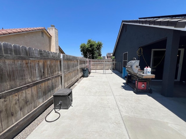 348 E Northridge, Dinuba, CA 93618 - view of patio with a fenced backyard