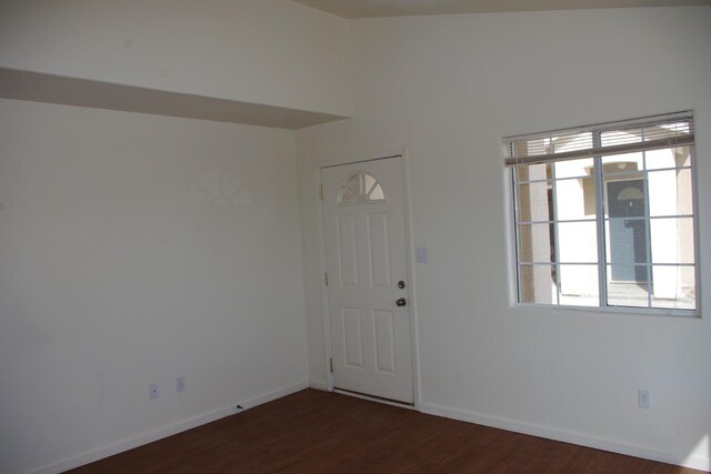 20204 Mini Ct, Tehachapi, CA 93561 - entryway with baseboards and dark wood finished floors