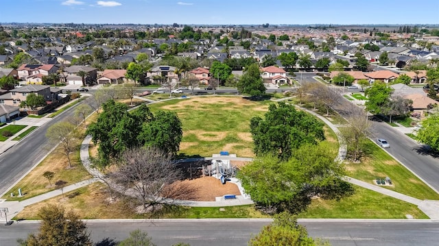1389 Vineyard Pl, Hanford, CA 93230 - bird's eye view with a residential view