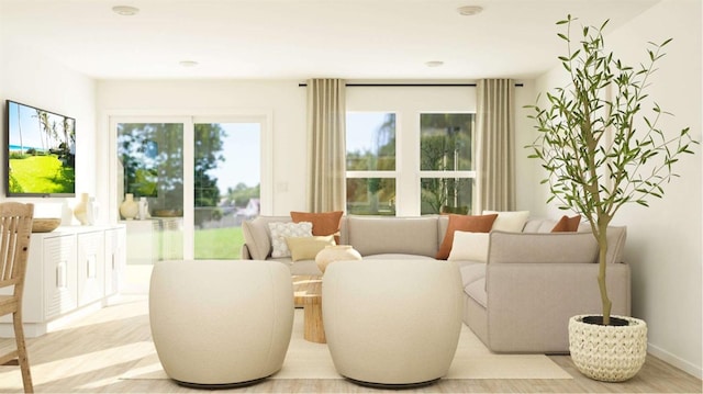 view of living area