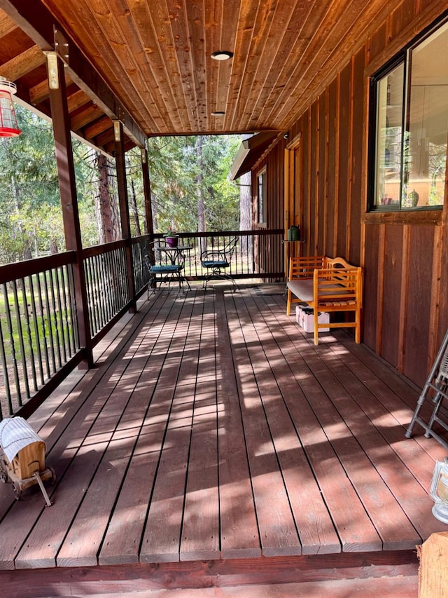 view of deck