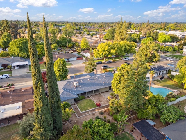 birds eye view of property featuring a residential view