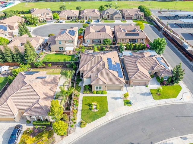 bird's eye view featuring a residential view