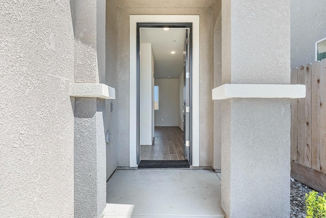 6260 E Malbec Dr, Fresno, CA 93727 - property entrance featuring fence and stucco siding