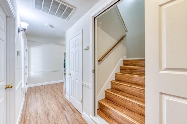 301 W Paul Ave, Clovis, CA 93612 - stairway featuring visible vents and wood finished floors
