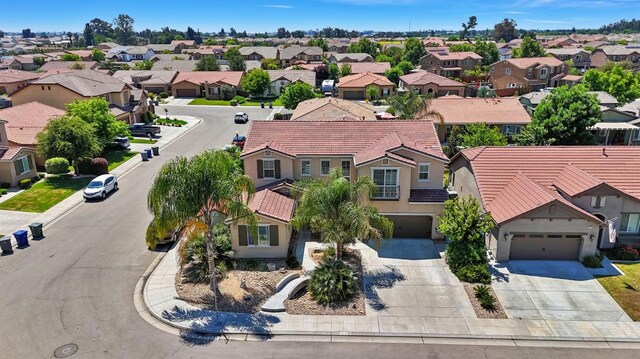 aerial view featuring a residential view