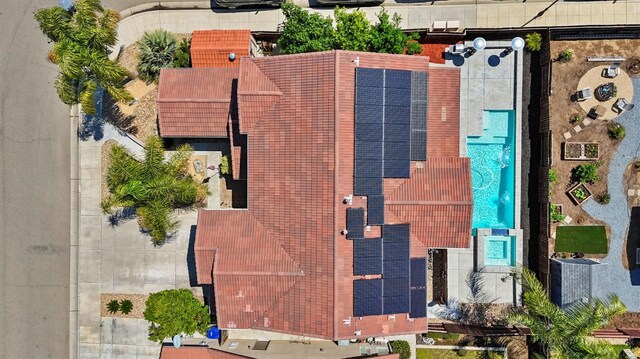 drone / aerial view