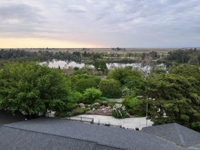 1409 W Big Sandy Rd, Fresno, CA 93711 - drone / aerial view featuring a water view