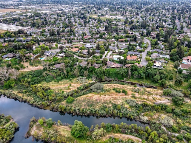 1409 W Big Sandy Rd, Fresno, CA 93711 - drone / aerial view featuring a water view