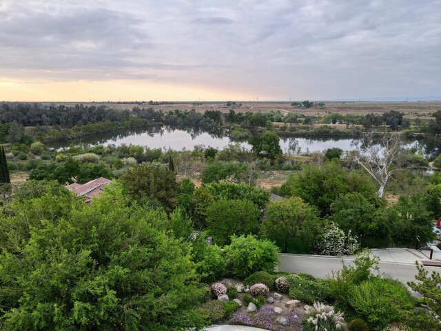 1409 W Big Sandy Rd, Fresno, CA 93711 - aerial view at dusk with a water view